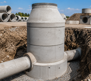 Beton menhol ve yeraltı altyapı sistemi uygulaması