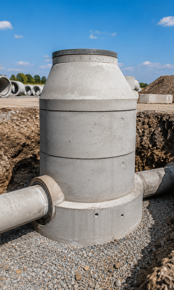 Beton menhol ve yeraltı altyapı sistemi uygulaması