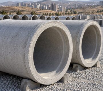 Ankara beton boru dikey kapak 360x320