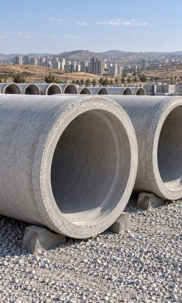 Ankara beton boru dikey kapak 600x1000