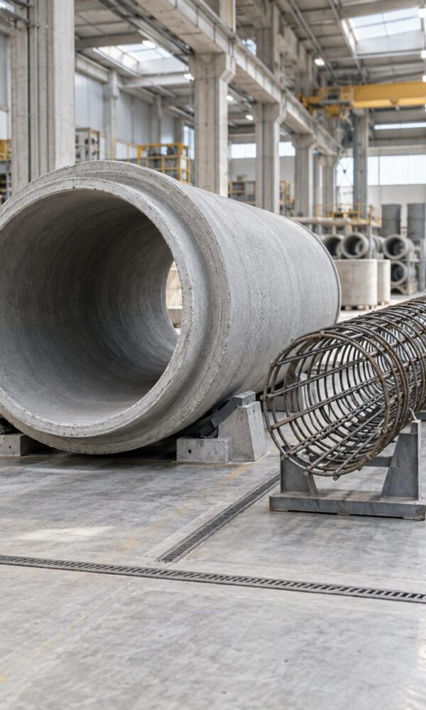 Betonarme borular dikey kapak 600x1000