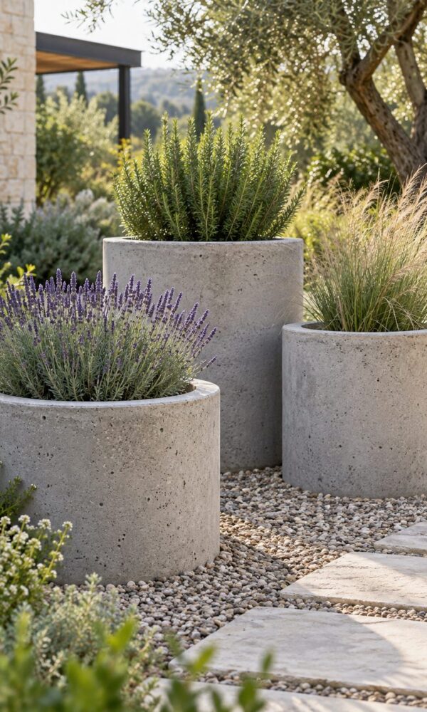 Peyzaj beton boru dikey kapak 600x1000